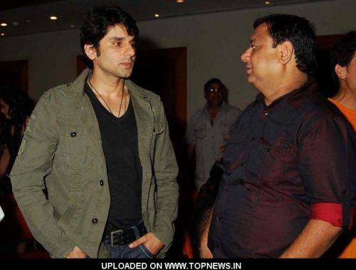 Actor-Sikandar Kharbanda and Abhay Sinha-Producer at Press Conference of Bhojpuri film 'Badka Sahab'